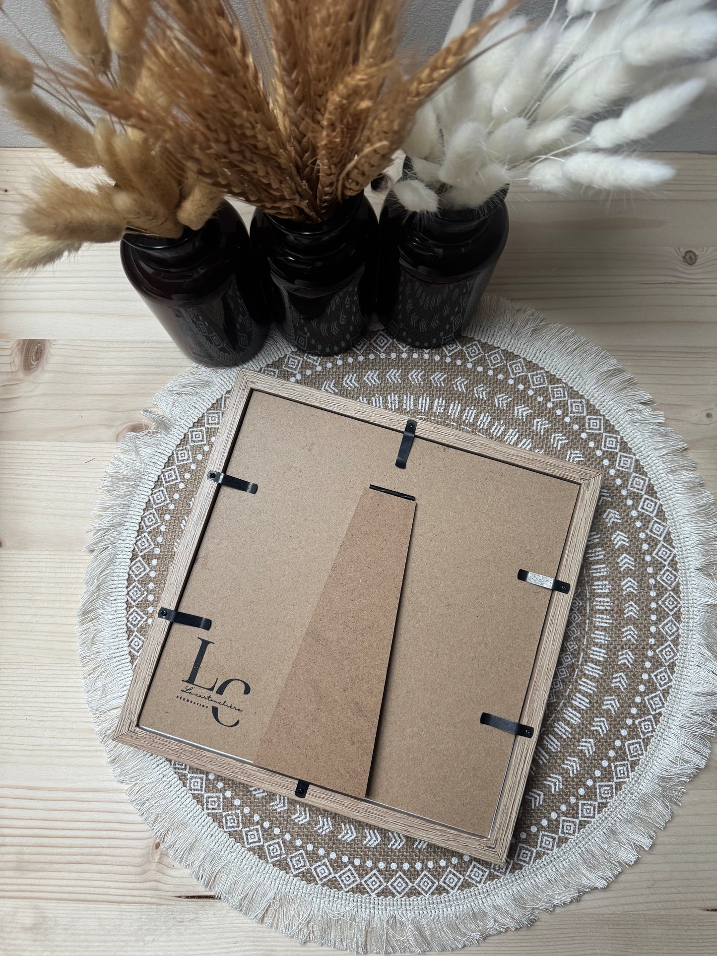 CADRE CHASSEUR ET CHIEN