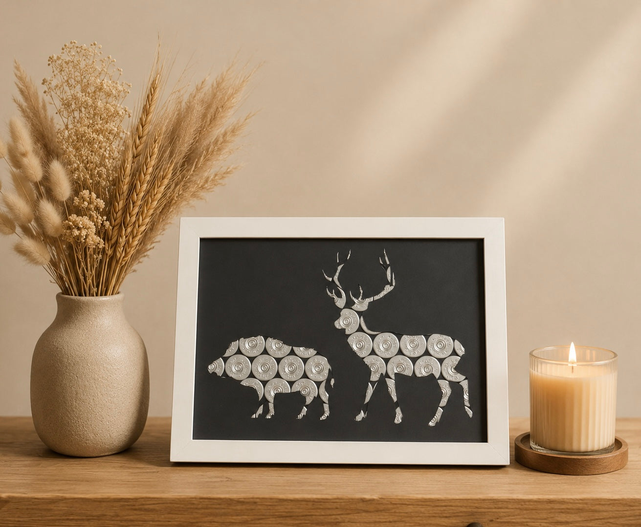 CADRE CERF ET SANGLIER