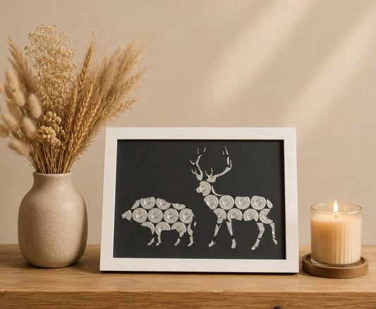 CADRE CERF ET SANGLIER