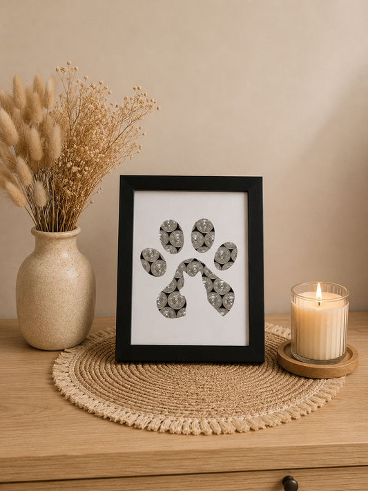 CADRE PATTE DE CHIEN