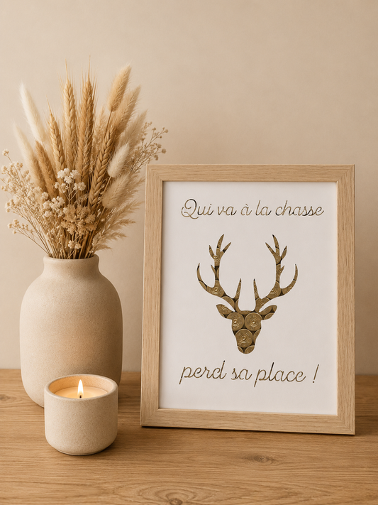 CADRE QUI VA A LA CHASSE PERD SA PLACE !