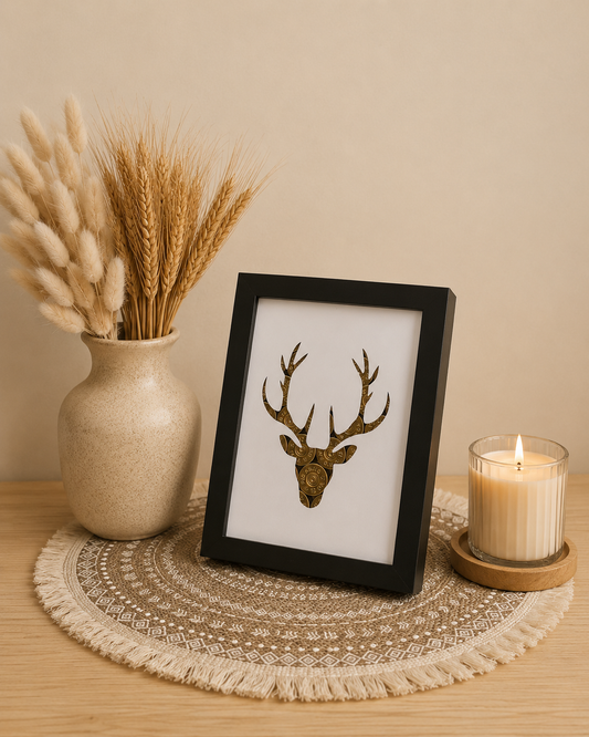 CADRE TETE DE CERF