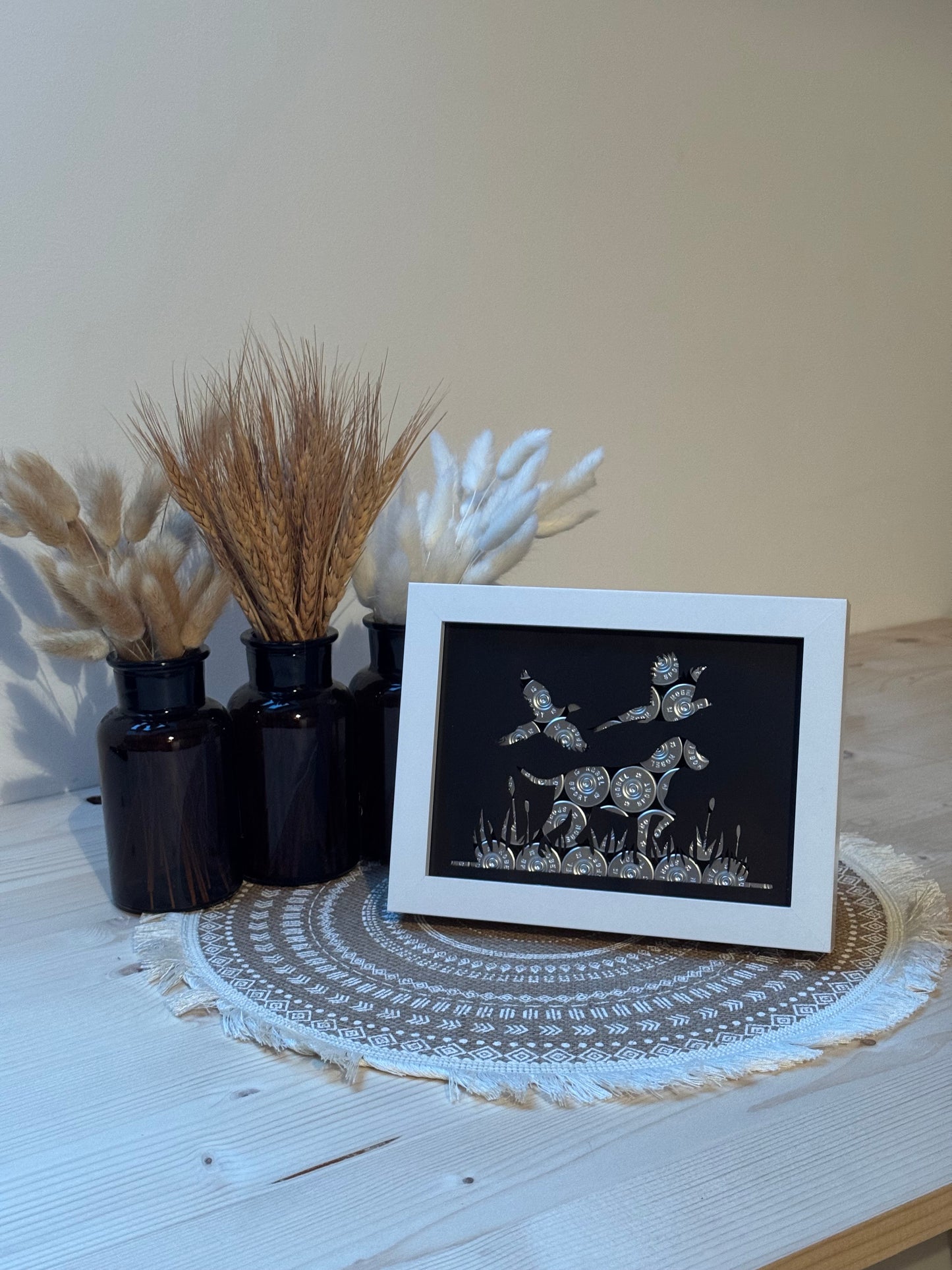 CADRE CHIEN ET FAISANS