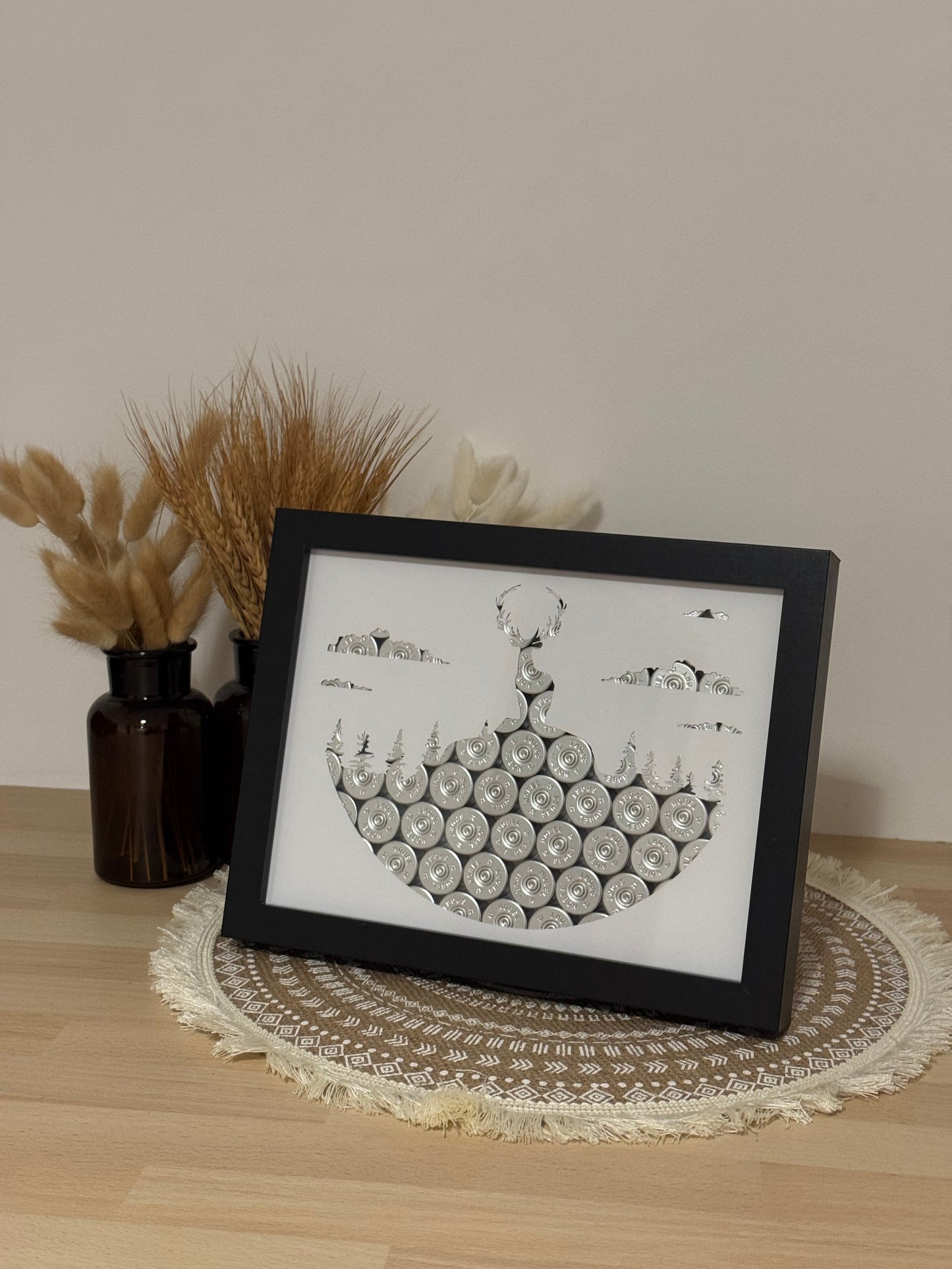 CADRE PAYSAGE CERF ET FORET