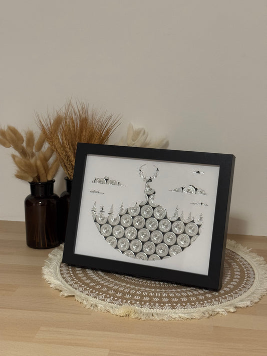 CADRE PAYSAGE CERF ET FORET