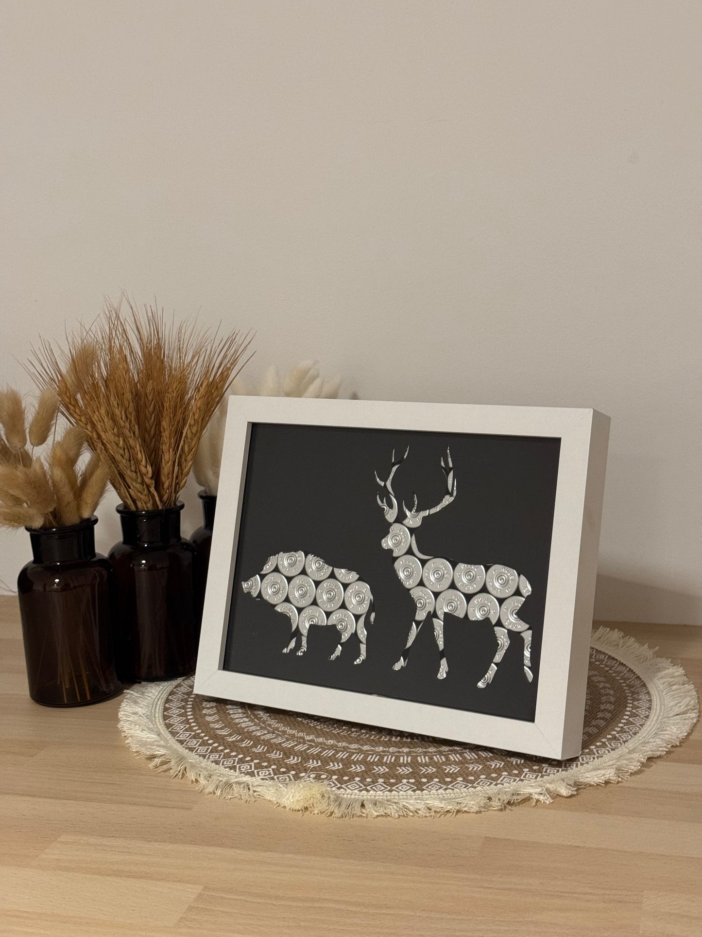 CADRE CERF ET SANGLIER