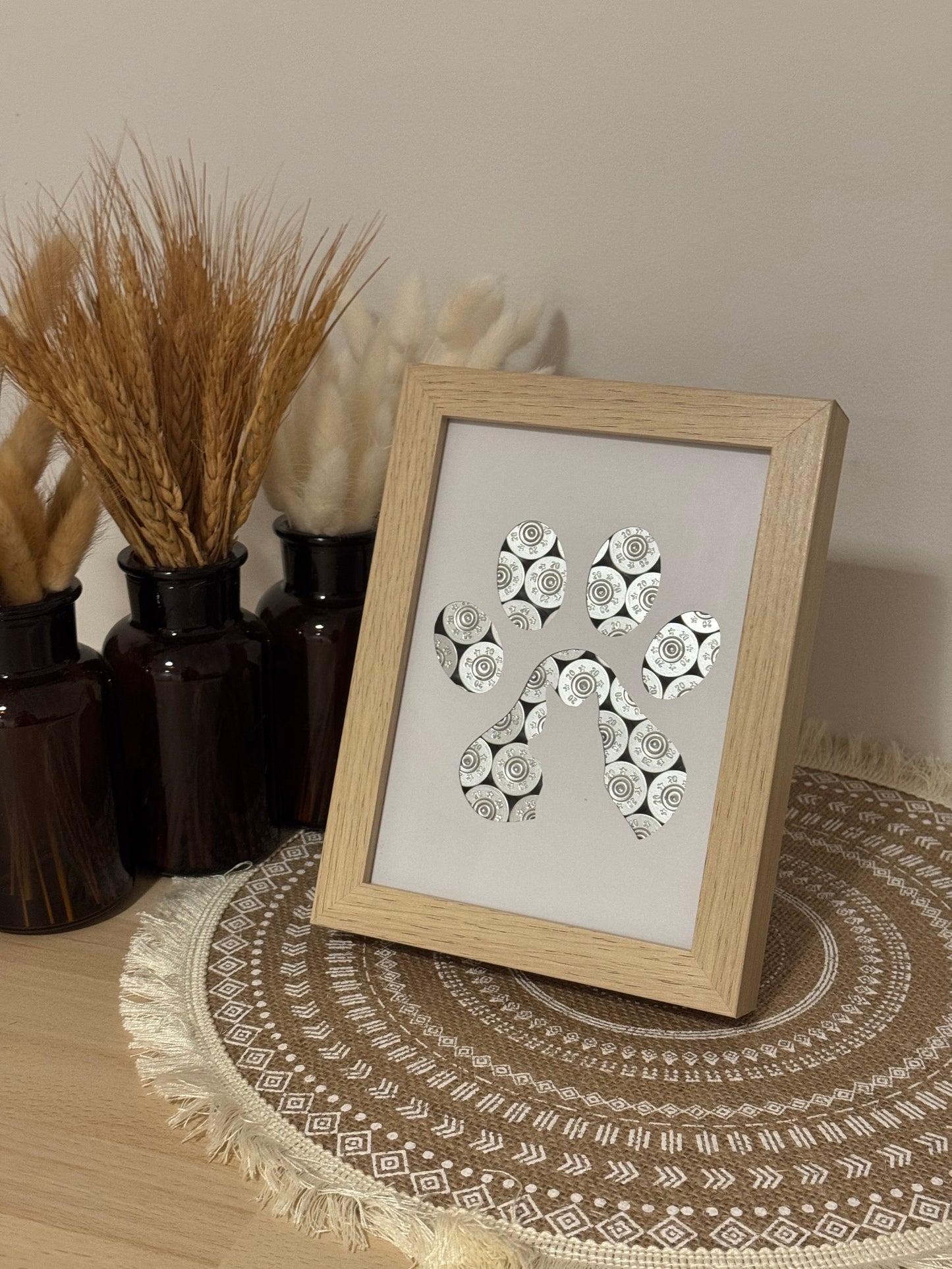 CADRE PATTE DE CHIEN