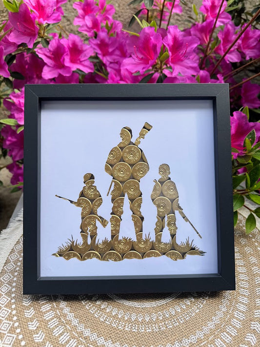 CADRE FAMILLE DE CHASSEURS